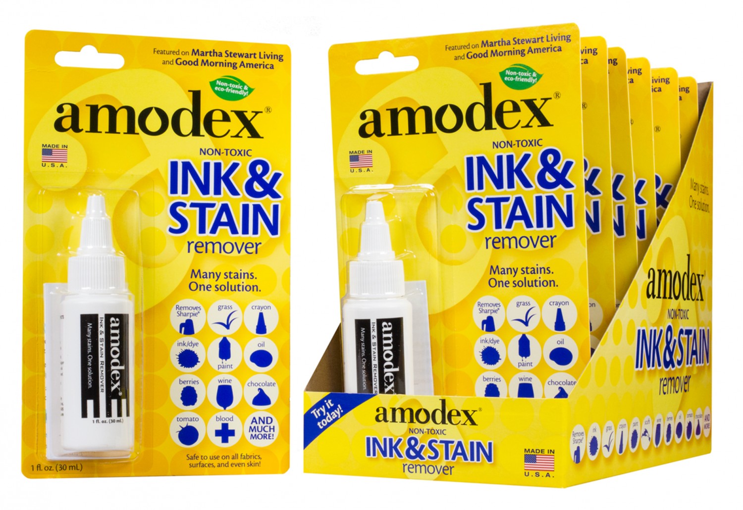 Amodex - Ink Stain Remover Bundle, One of each