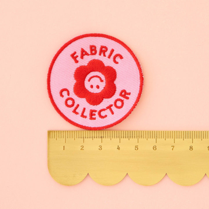 Sarah Hearts - Fabric Collector Iron-On Patch - PA04