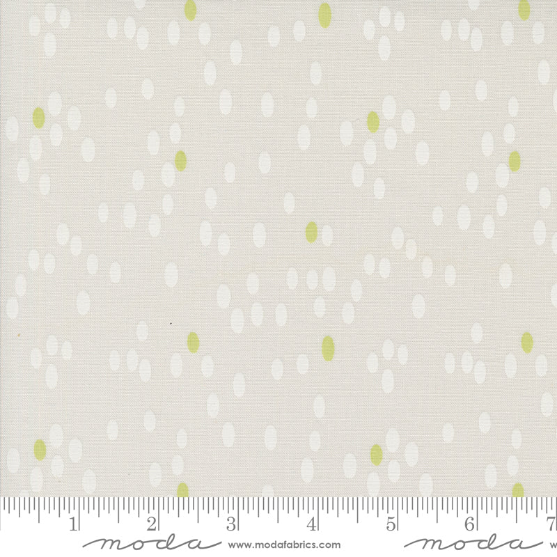 PREORDER - Olive You - Dots in Fog - Zen Chic - 1882 11 - Half Yard