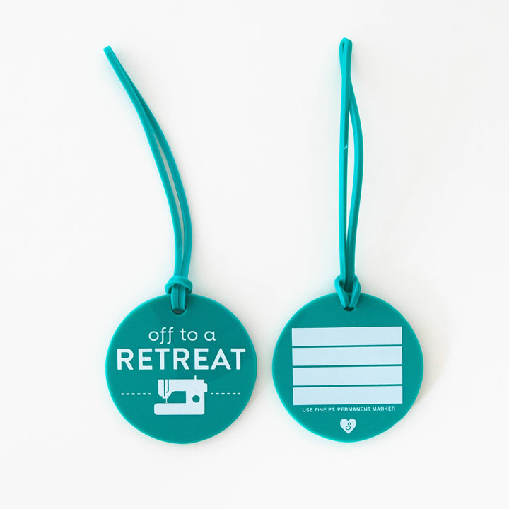 Sarah Hearts - Off to a Retreat Luggage Tag - LT02