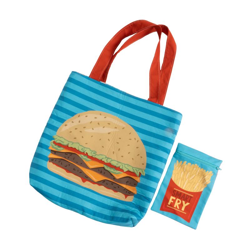 PREORDER - Cut Sew Create Part Two - Hamburger - Tote and Zipper Pouch Panel - Stacy Iest Hsu - 20931 11P