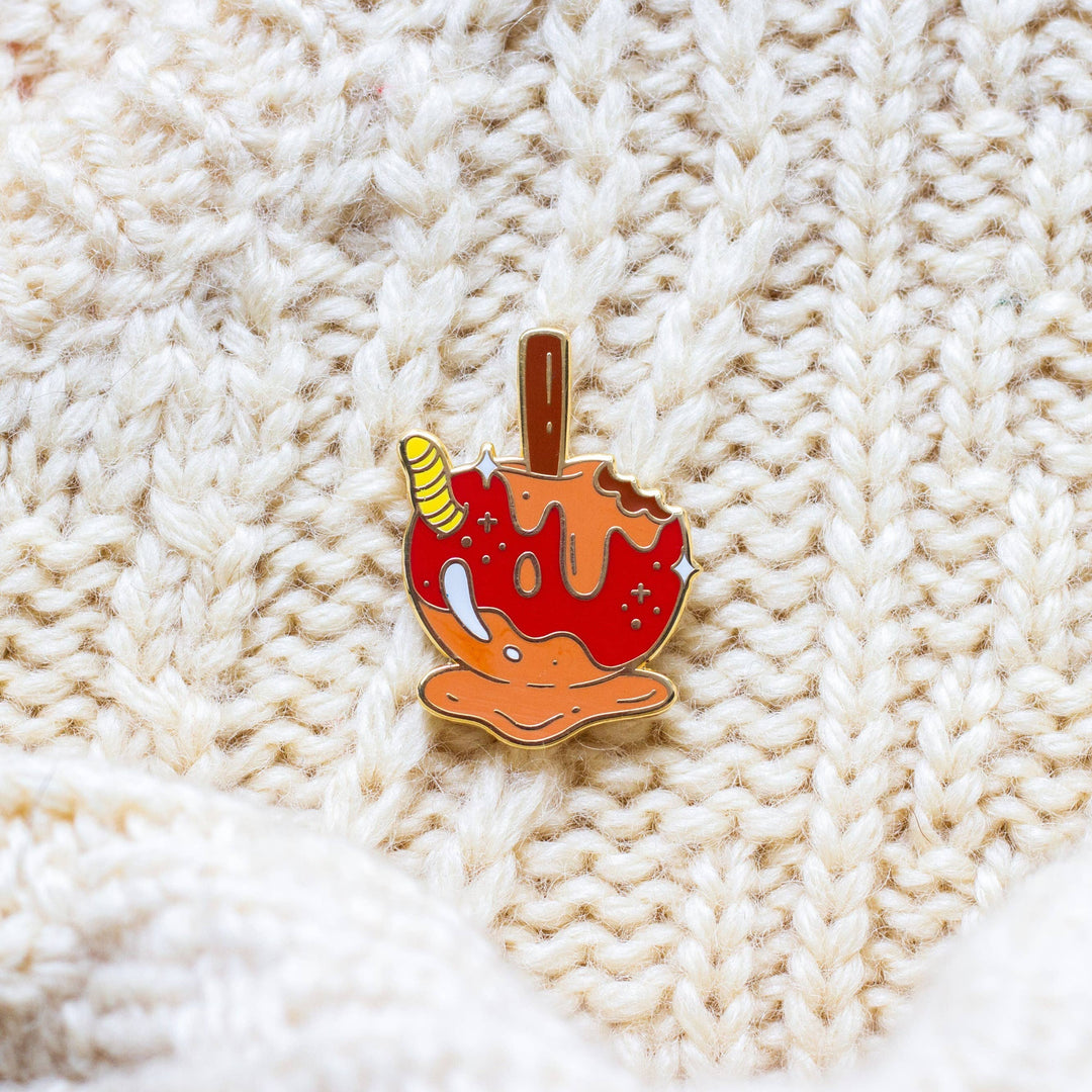 Caramel Apple Enamel Pin