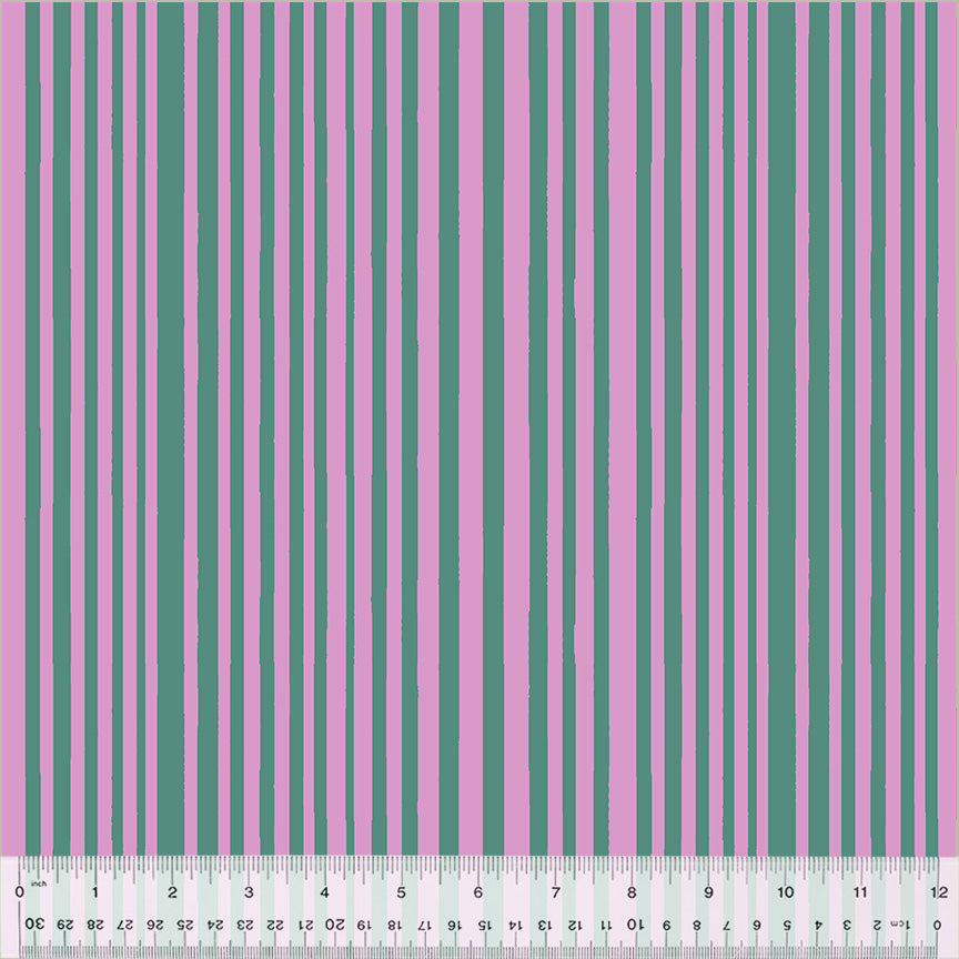 PREORDER - Kaleidoscope - Mini Stripe in Agave/Unicorn - Annabel Wrigley - 54121D-2 - Half Yard