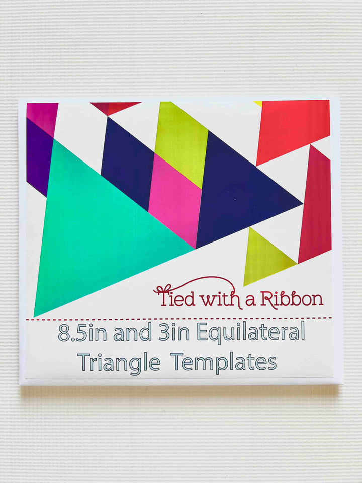 Tied With a Ribbon - End Game - 8.5" and 3" Equilateral Triangle Acrylic Template Set