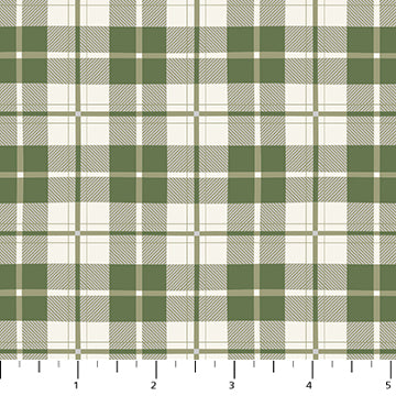 Snowfall - Plaid in Sage - Pippa Shaw - 91037-71