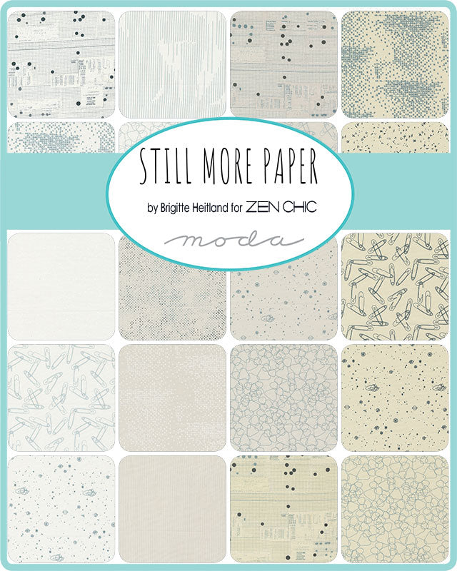 Still More Paper Jelly Roll, 40 Pieces - by Zen Chic