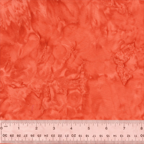 A closeup shot of the quilting fabric pattern called BeColourful Blush, designed by Jacqueline de Jonge, in the tropicana colorway. The SKU is BCB7Q-X.