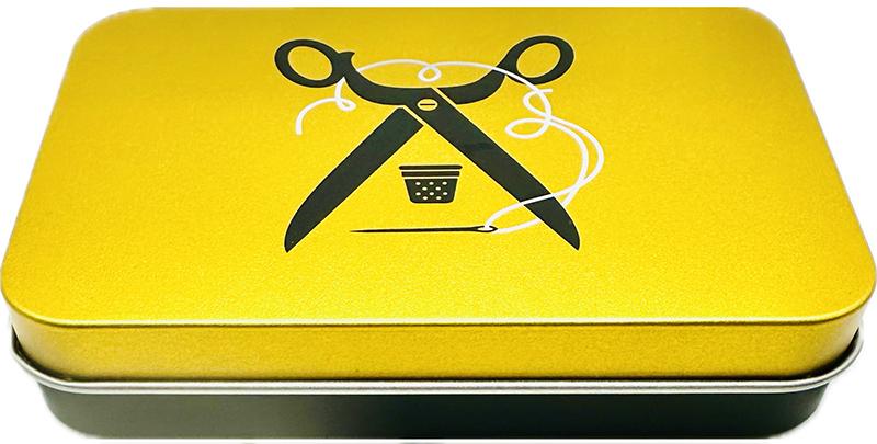 Scissor & Stitches Tin - 4" x 3" - CH1000