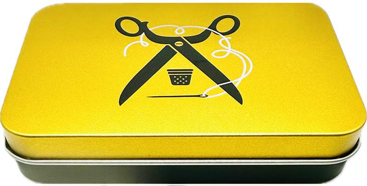 Scissor & Stitches Tin - 4" x 3" - CH1000