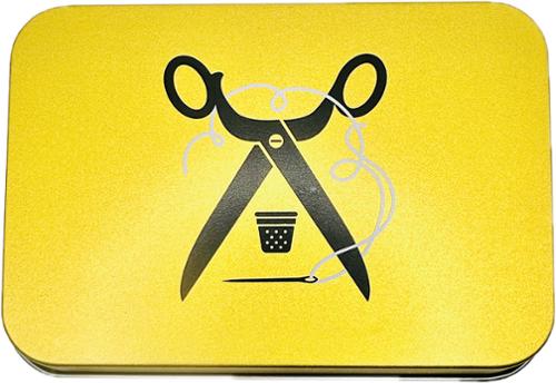 Scissor & Stitches Tin - 4" x 3" - CH1000