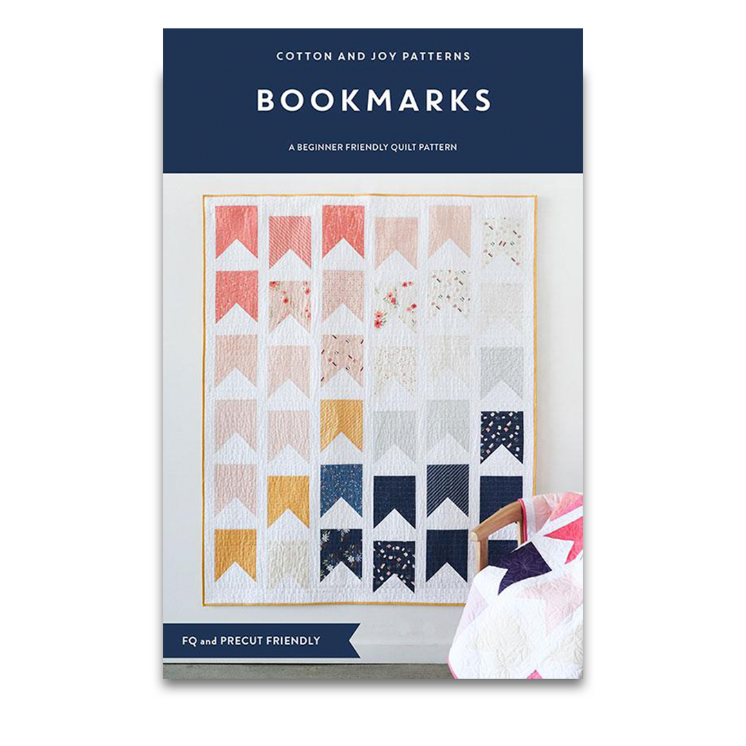 PREORDER - Bookmarks Quilt Pattern - Cotton and Joy - CJ 129 - Printed Pattern