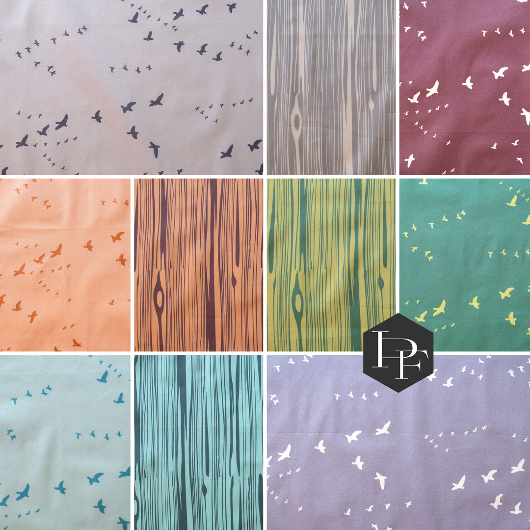 Camp Basics - Half Yard Bundle of 10 Pieces - Poplin - JayCyn Designs - HY.JCD.CAMPBASICS