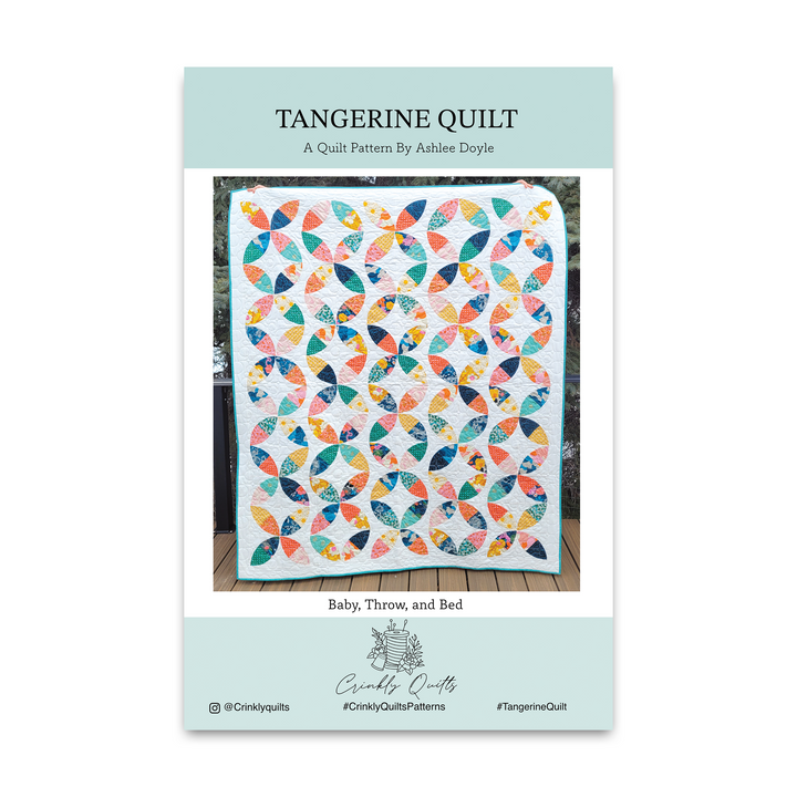 PREORDER - Tangerine Quilt Pattern - Ashlee Doyle - CQ 020 - Printed Pattern