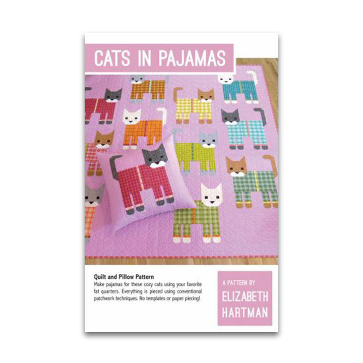 Cats in Pajamas - Elizabeth Hartman - EH074 - Printed Pattern