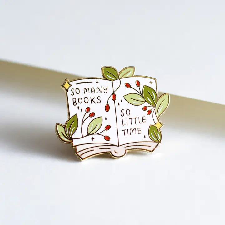 So Many Books Enamel Pin - Occasionalish