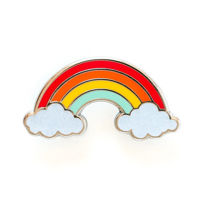 Rainbow Enamel Pin - Smarty Pants Paper