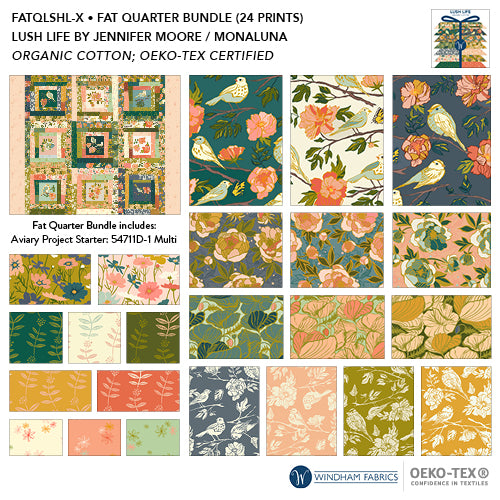 PREORDER - Lush Life - 24 Piece Fat Quarter Bundle - by Jennifer Moore