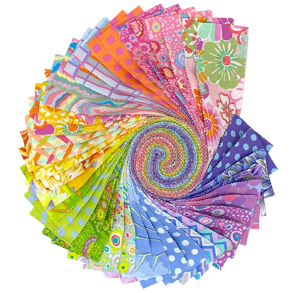 Kaffe Classics Plus (Sorbet) - 2.5-Inch Design Roll, 40 pieces - by Kaffe Fassett Collective