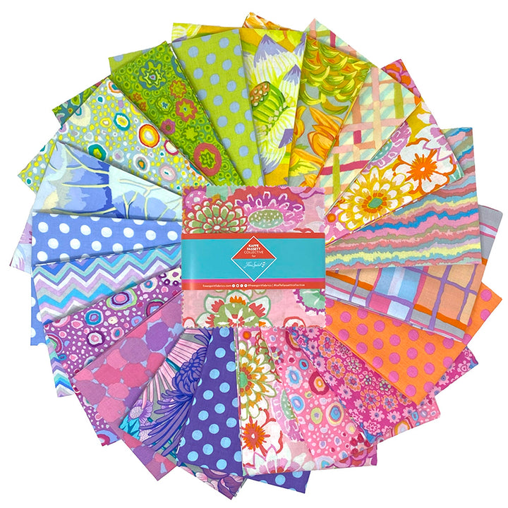 Kaffe Classics Plus (Sorbet) - 5-Inch Charm Pack, 42 pieces - by Kaffe Fassett Collective