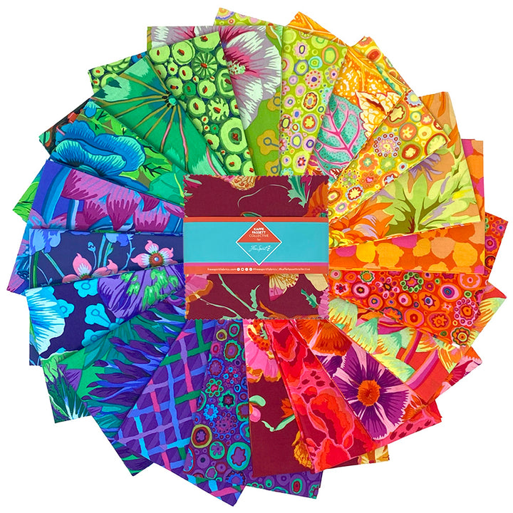 Kaffe Classics Plus (Spectrum) - 5-Inch Charm Pack, 42 pieces - by Kaffe Fassett Collective