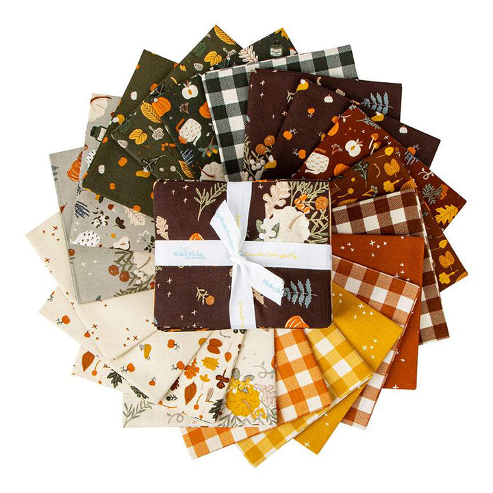 Pumpkin Spice - Fat Quarter Bundle of 20 pcs - Simple Simon & Company - FQ-14990-20