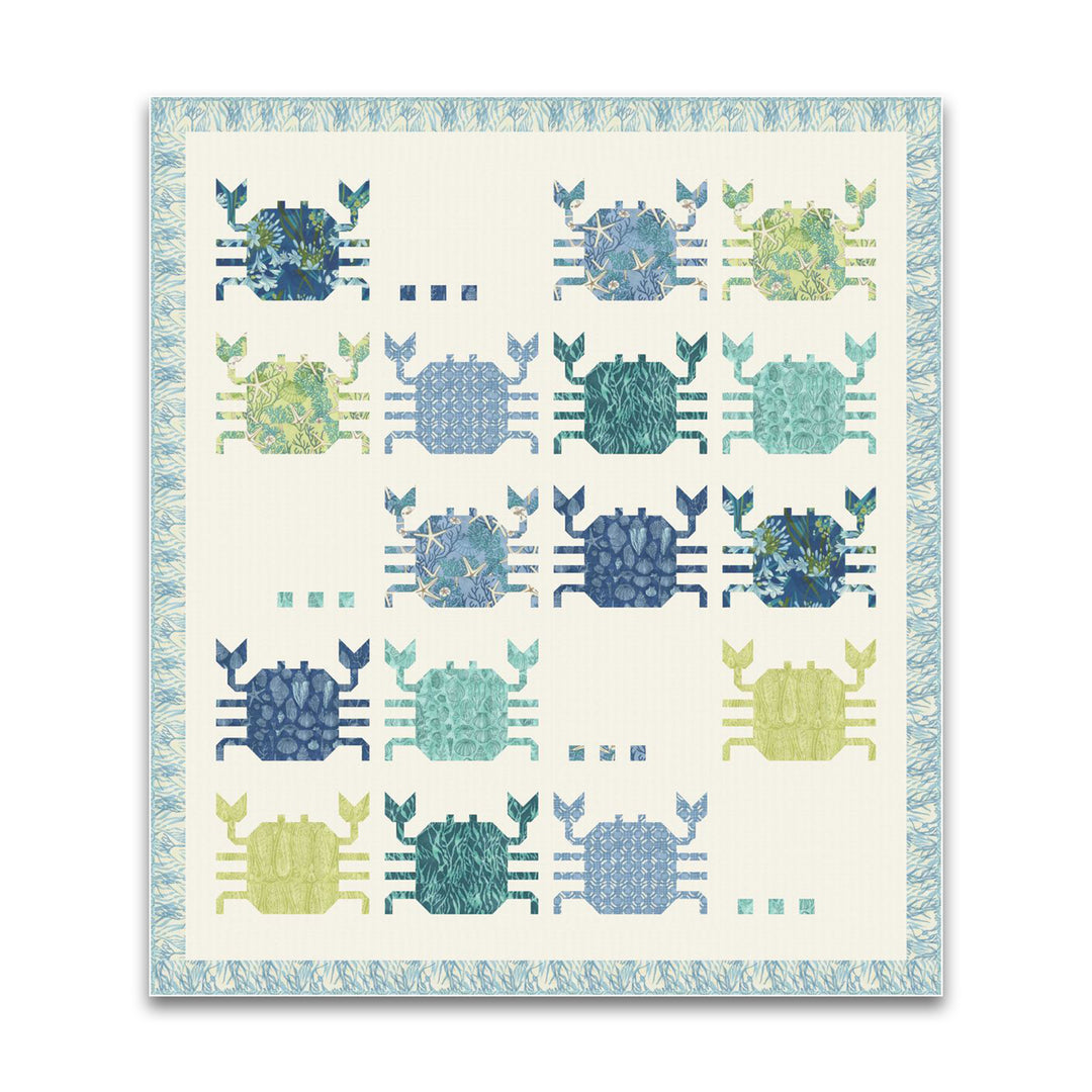PREORDER - Serena Shores - Feeling Crabby - Quilt Kit - Fabric Only - SSCRABBY_KIT