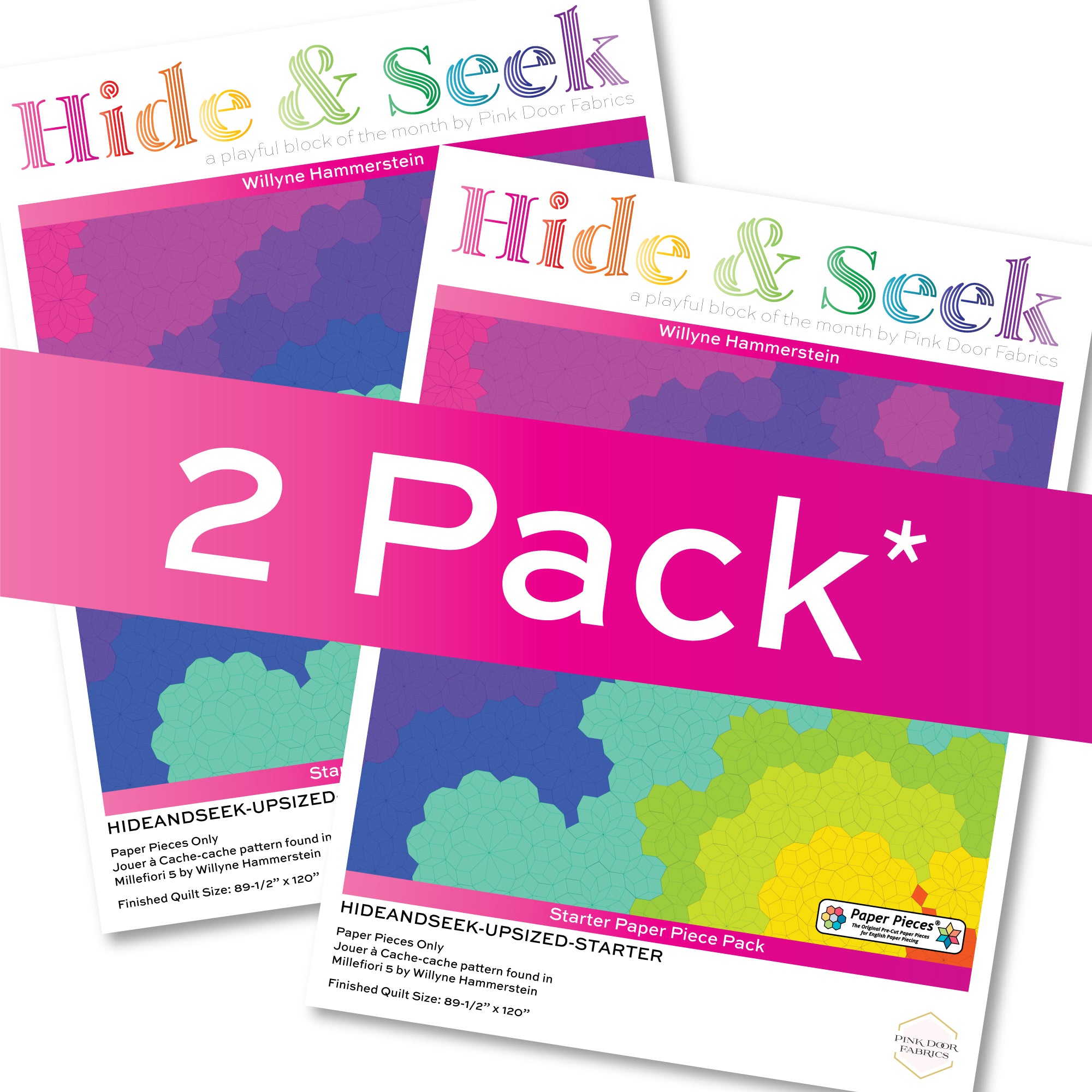 Upsized Hide and Seek - Complete Paper Pieces Set - HIDEANDSEEK-UPSIZE ...