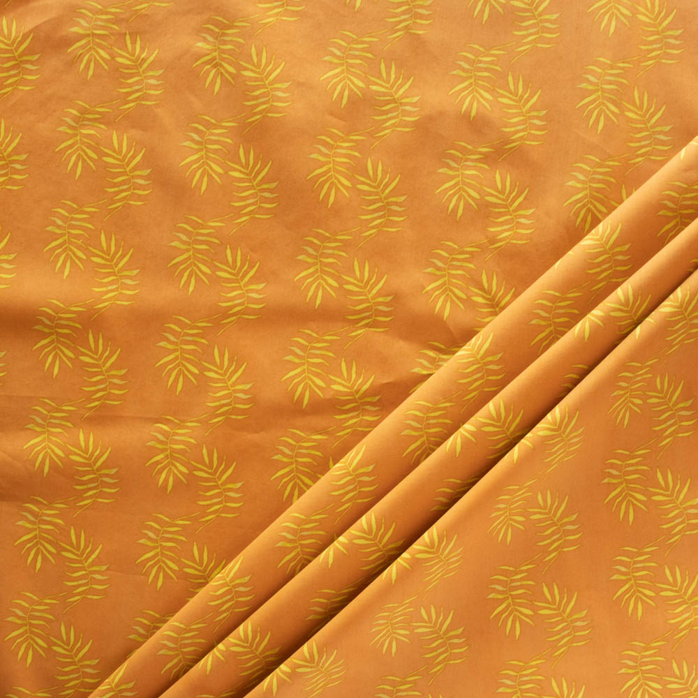 Cotton quilting fabric pattern called 'Fond Fronds in Meadow'. Part of the 'Wild Fronds' fabric collection. Designed by Kate Capone for fabric company Birch Fabrics. SKU: KC-06-MEADOW. 44-45 inch width.