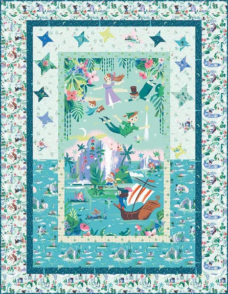 PREORDER - Forever Neverland - Panel Quilt Kit - Jill Howarth - KT-15900 - Kit