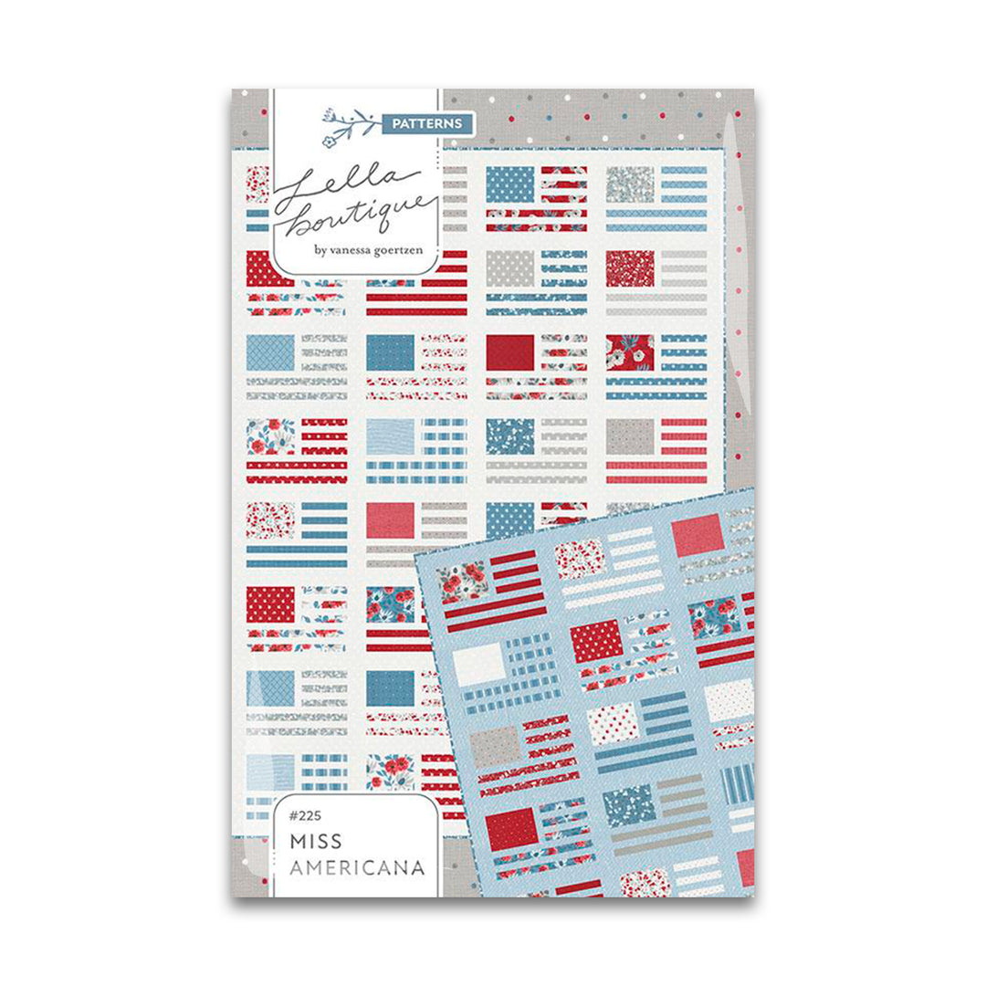 Miss Americana - Quilt Pattern - Lella Boutique - LB225 - Printed Pattern