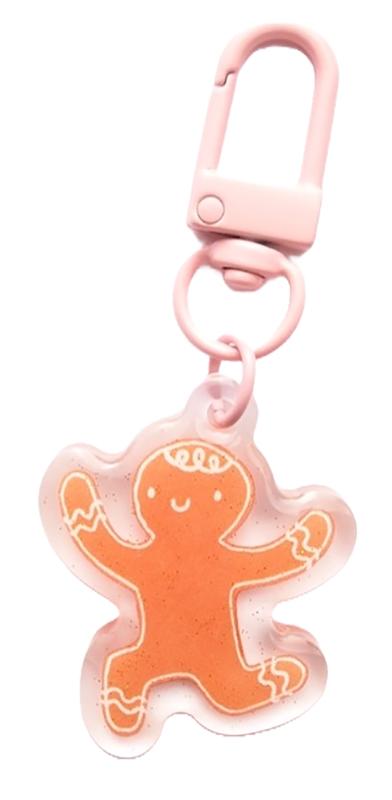 Lizzy House - Zipper Glitter Charm - Gingerbread - LHTINYZ003 