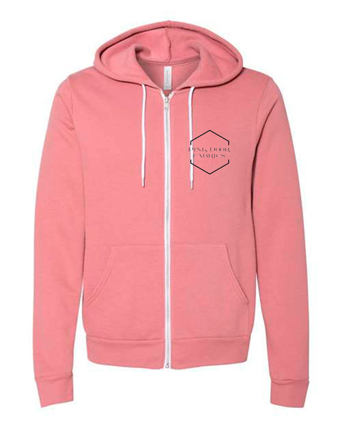 Pink Door Apparel - Men's / Unisex Full Zip Hooded Sweatshirt