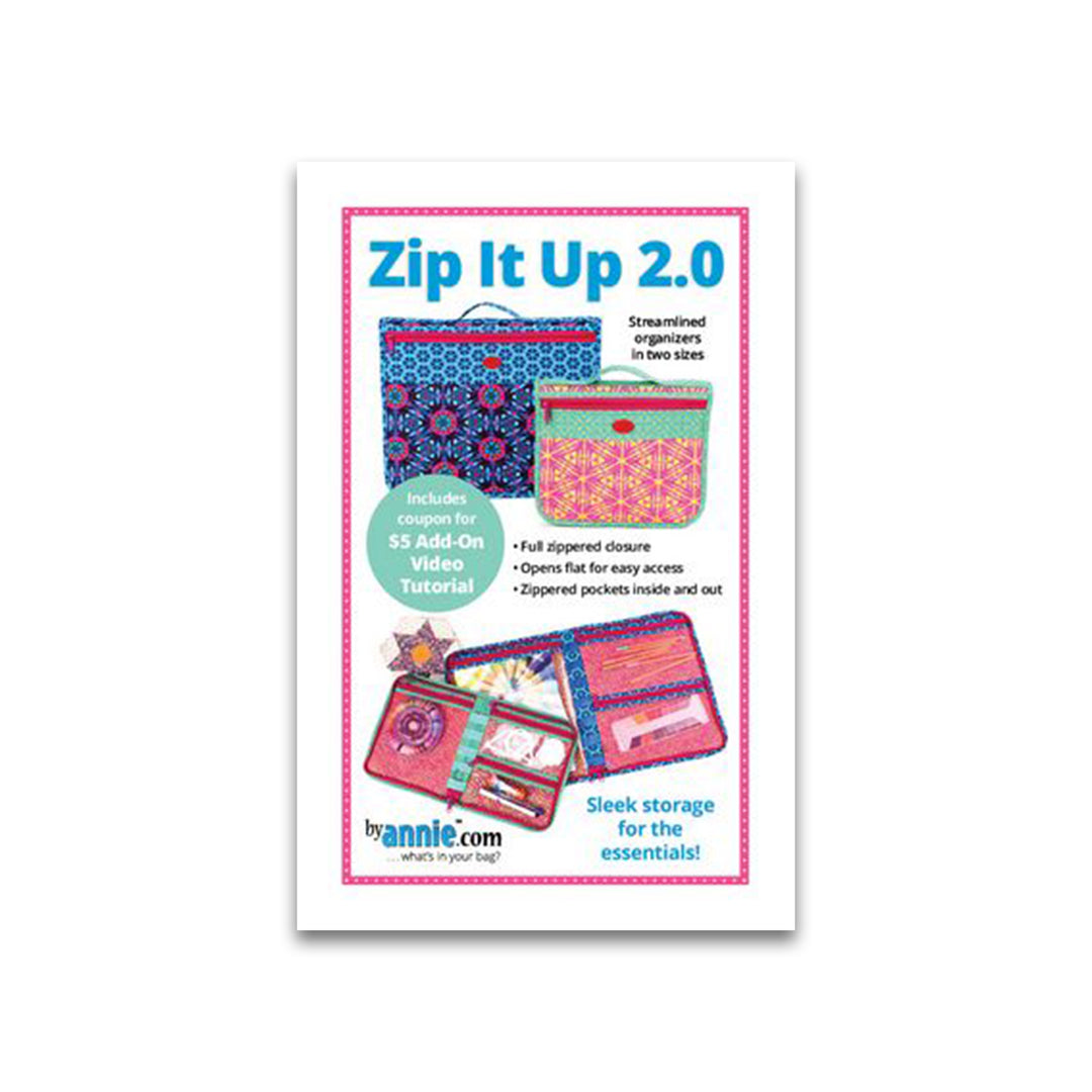 Zip It Up 2.0 Pattern - Pattern by By Annie - Paper Pattern - PBA252-2