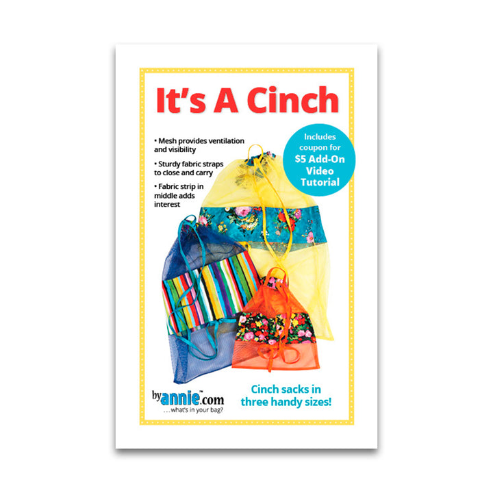 It's a Cinch - Patterns by Annie - Paper Pattern - PBA286