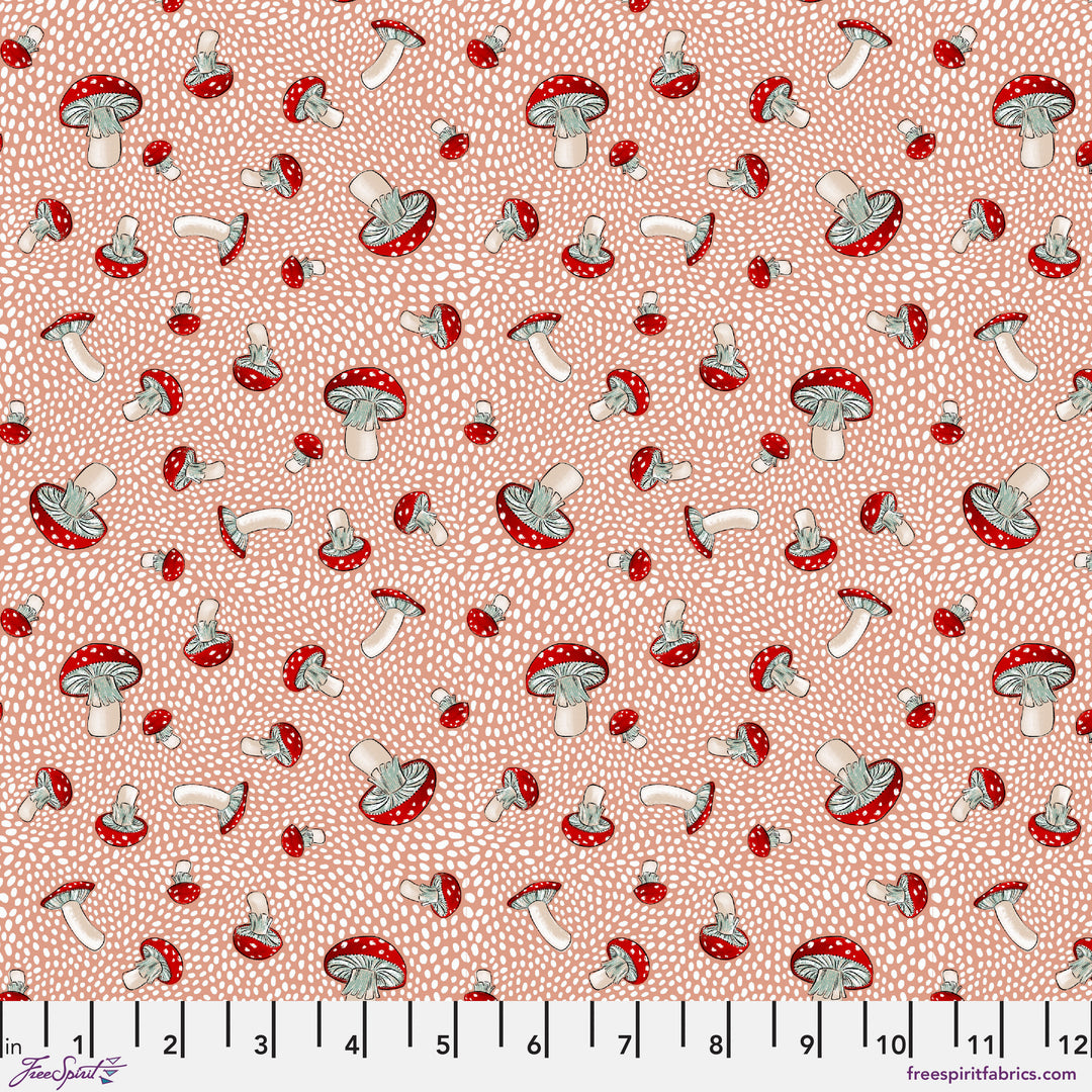 Enchanted Forest - Toadstool in Pink - Cori Dantini - PWCD076.XPINK 