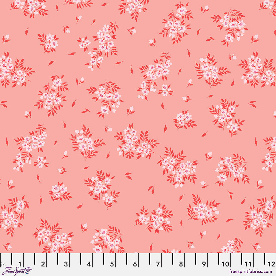 PREORDER - True Colors - What a Ditz in Peachy Keen - Tula Pink - PWTP253.PEACHYKEEN - Half Yard