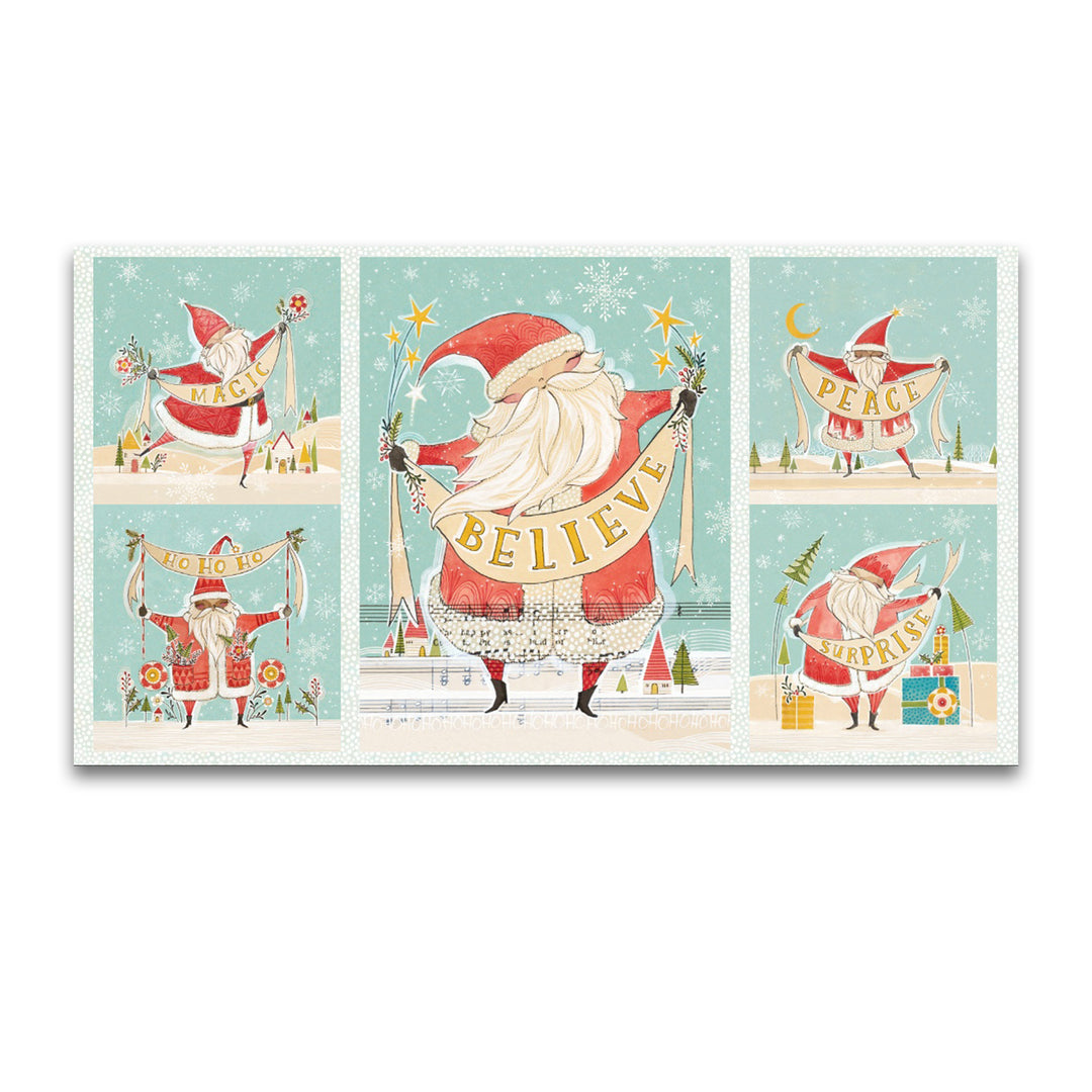 Love Santa - 24" x WOF Santa Wishes Panel - Cori Dantini - PWCD027.XPANEL