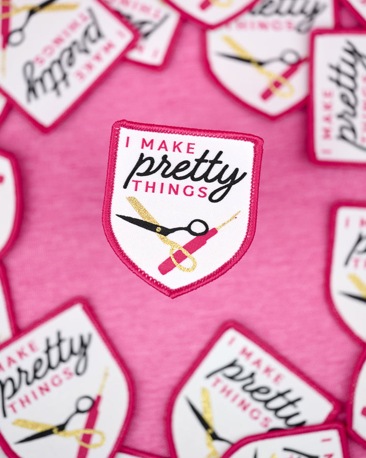 Make Pretty Things - Iron-On Woven Patch