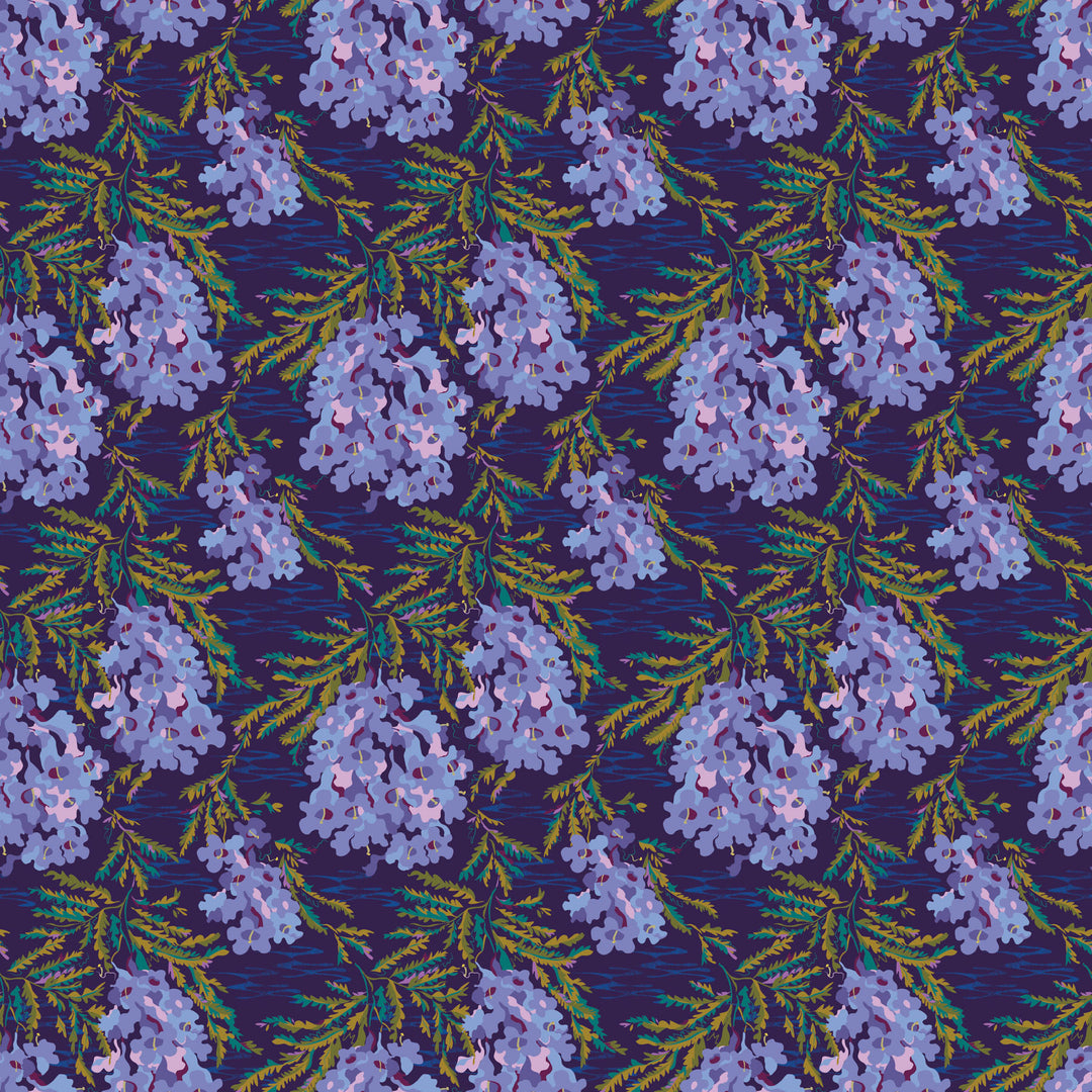 Wandering Eye - Rayon - Jacaranda in Cool - Kathy Doughty - R91067-49