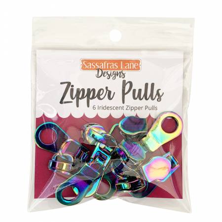 Rainbow Iridescent Zipper Pulls - Sassafras Lane Designs - SASSKIT14R