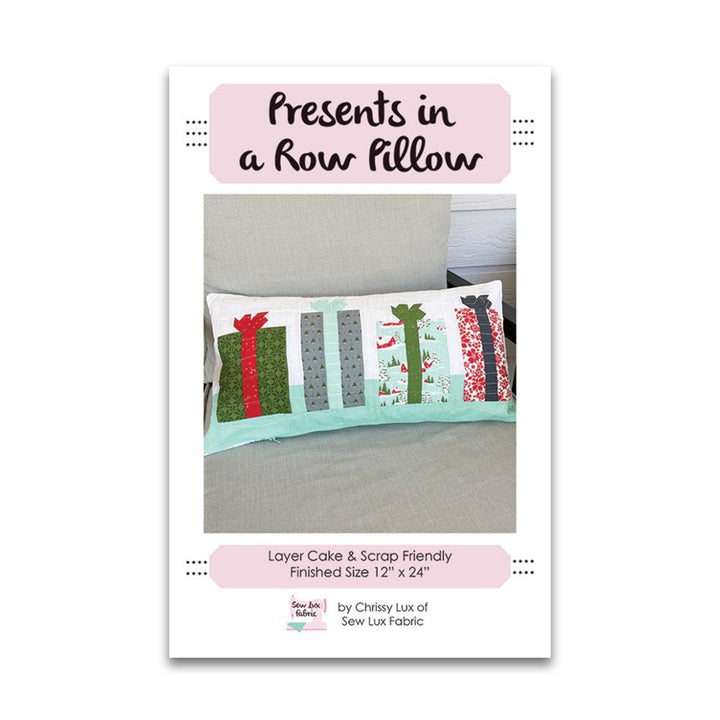 Presents in a Row Pillow Pattern - Sew Lux - SLF 22211 - Printed Pattern