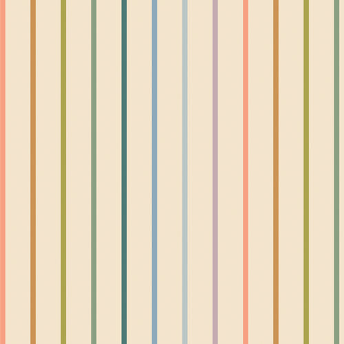 A closeup shot of the quilting fabric pattern called Tiny Stripe Pearl, designed by Suzy Quilts for Art Gallery Fabrics. The SKU is SLS99304.