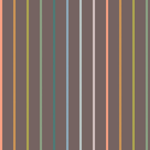 A closeup shot of the quilting fabric pattern called Tiny Stripe Driftwood, designed by Suzy Quilts for Art Gallery Fabrics. The SKU is SLS99309.