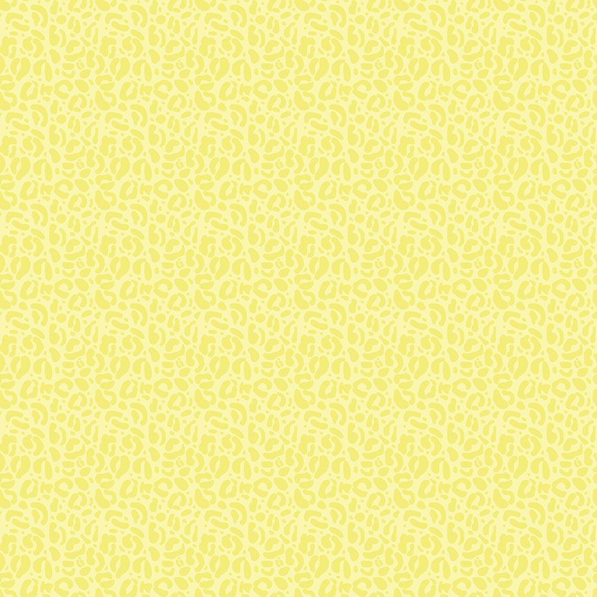 A closeup shot of the quilting fabric pattern called Wild, designed by Pammie Jane for Dear Stella, in the lemonade colorway. The SKU is STELLA-DPJ3031 LEMONADE.