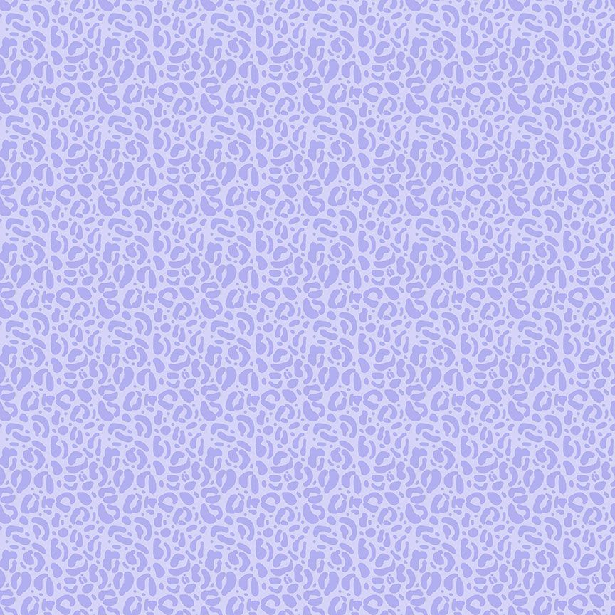 A closeup shot of the quilting fabric pattern called Wild, designed by Pammie Jane for Dear Stella, in the lilac colorway. The SKU is STELLA-DPJ3031 LILAC.