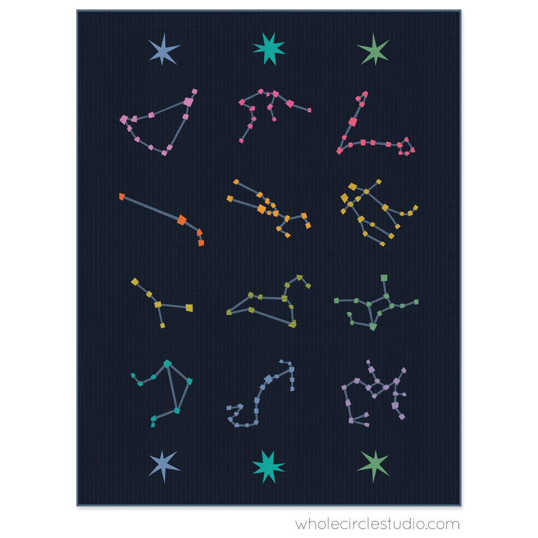 Starry Signs by Whole Circle Studio - Fabric Kits Only