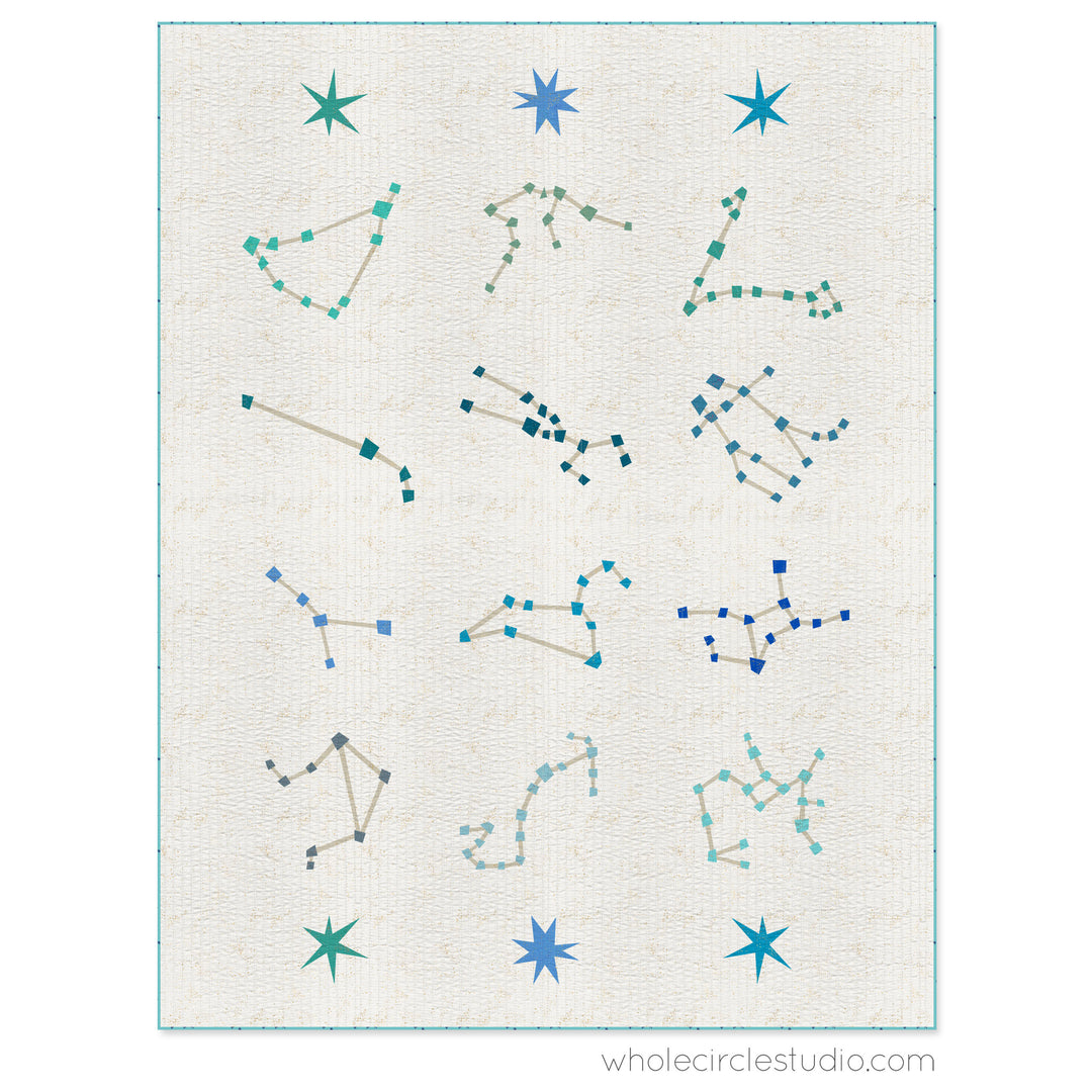 Starry Signs by Whole Circle Studio - Fabric Kits Only