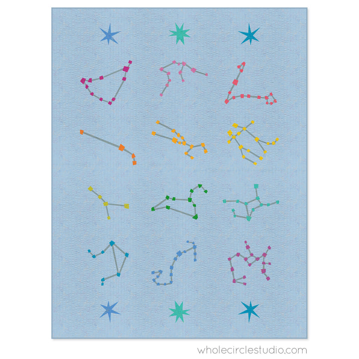 Starry Signs by Whole Circle Studio - Fabric Kits Only