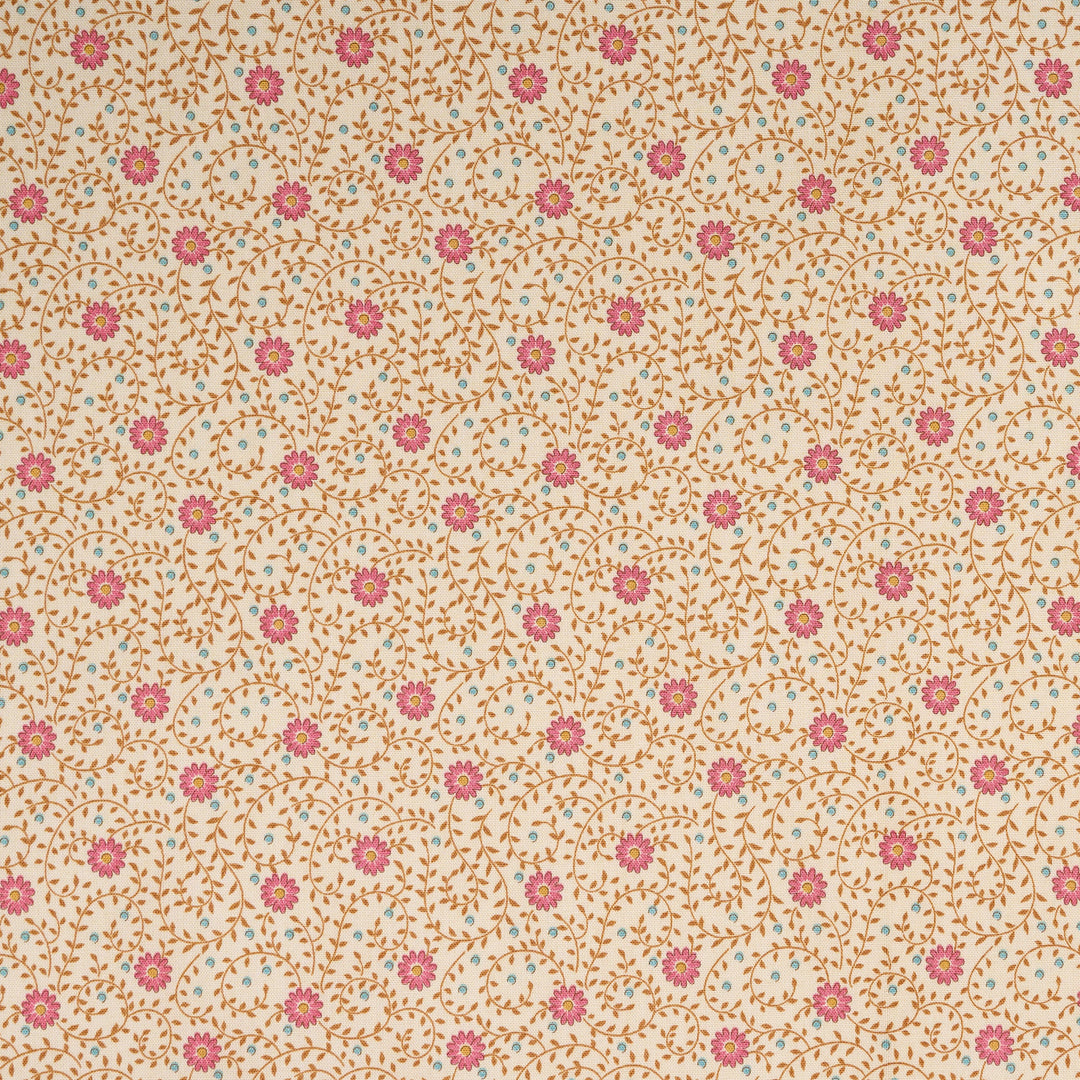 PREORDER - Sanctuary - Daisydream Tan - Tilda Fabrics - TIL100568 - Half Yard