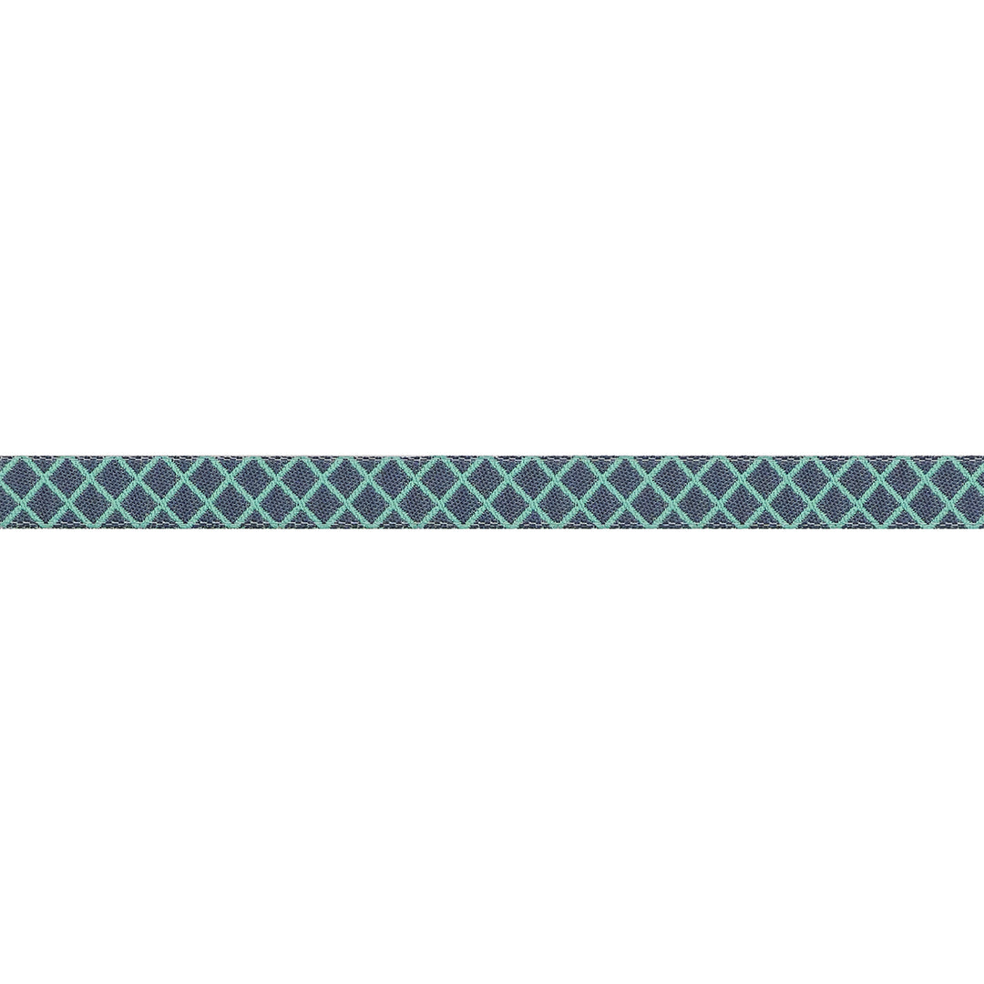 PREORDER - Renaissance Ribbons - True Colors 2025 - On the Grid in Raindrop - 3/8" width - By Tula Pink - One Yard